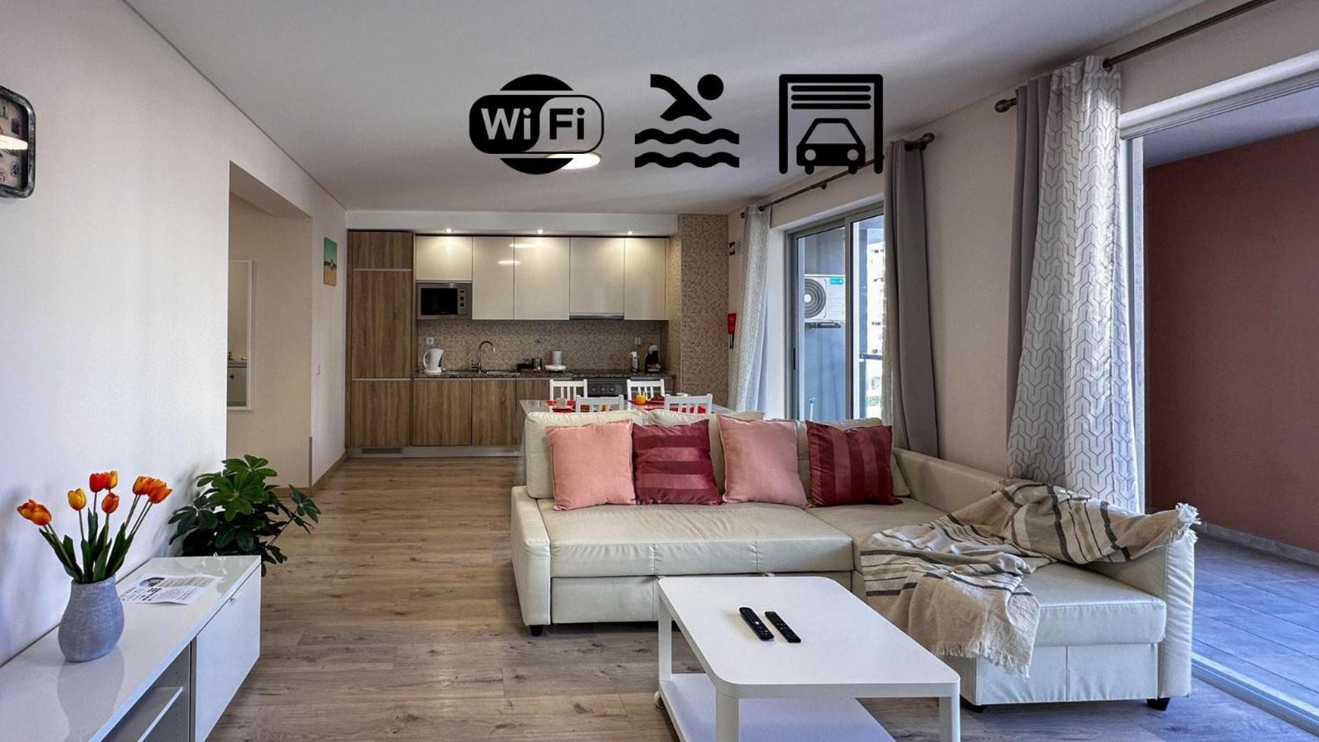 Apartamento Elegante Com Garagem E Piscina Na Praia Da Rocha Portimao Bagian luar foto